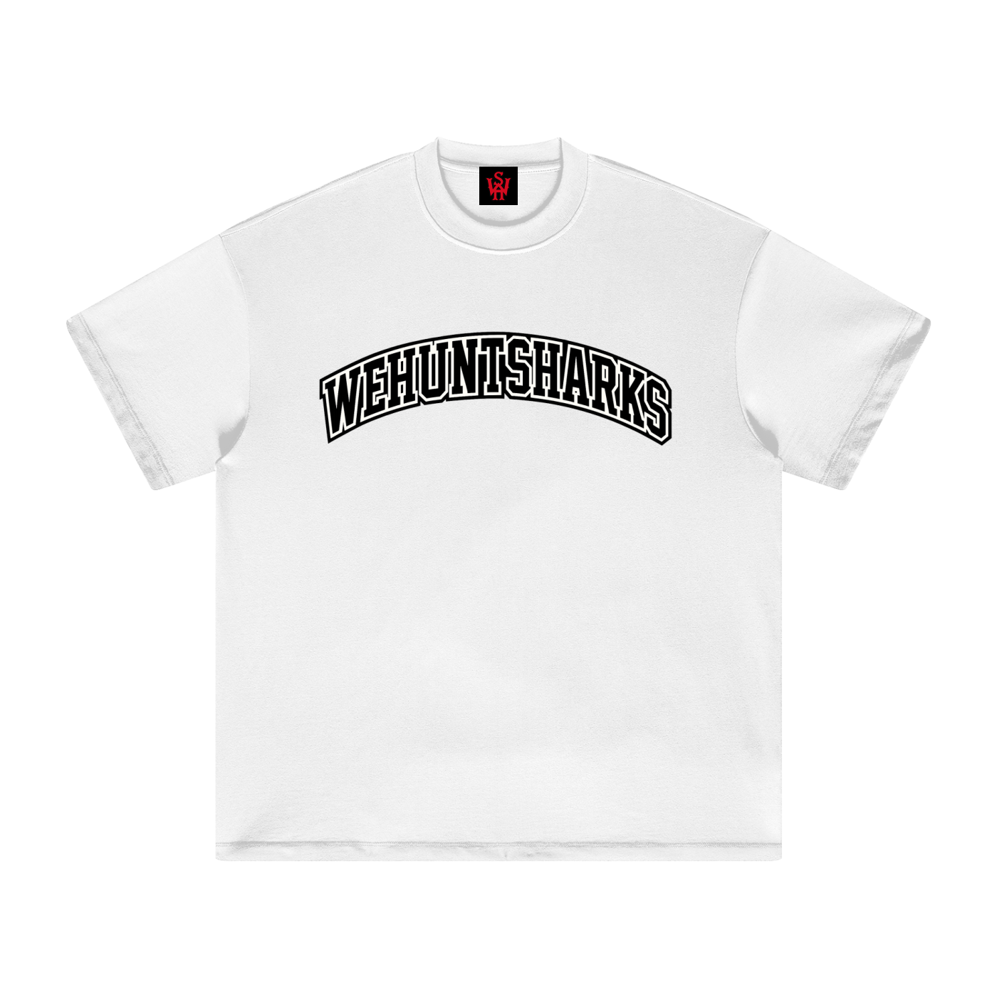 WEHUNTSHARKS Collegiate T-Shirt