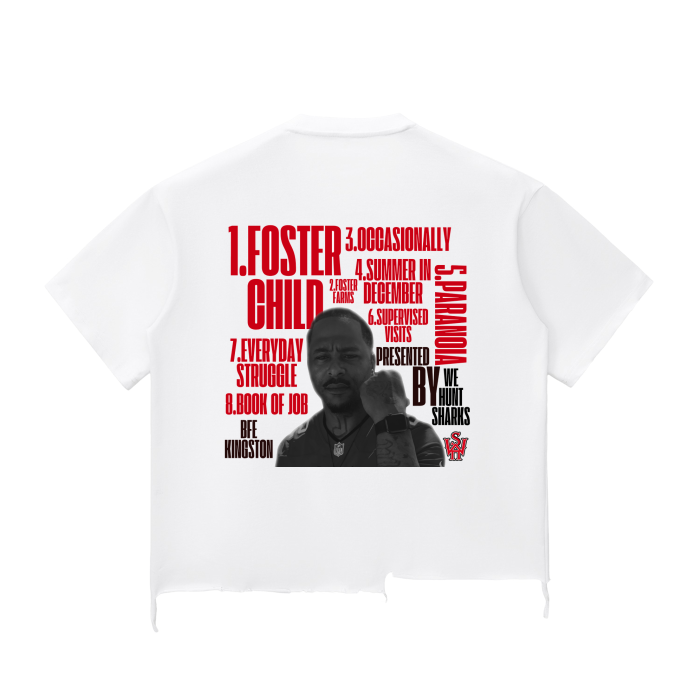 Foster Child Raw-Hem Boxy T-shirt