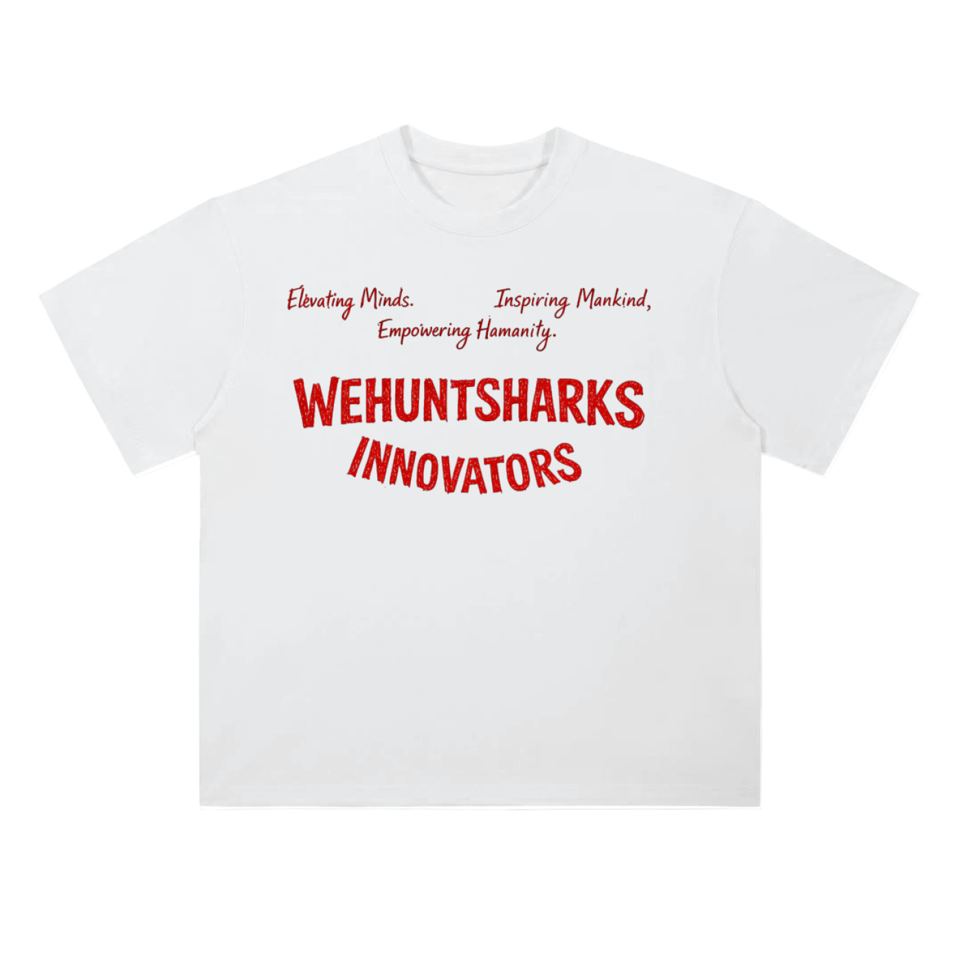 Standard Heavy Graphic Tee: Innovators (Red/White)