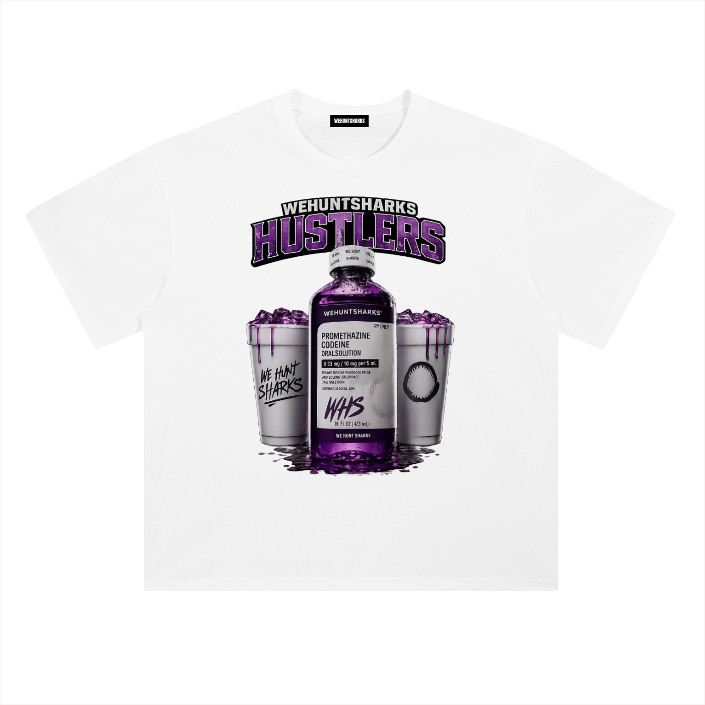Standard Heavy Graphic Tee: Purple Prescription