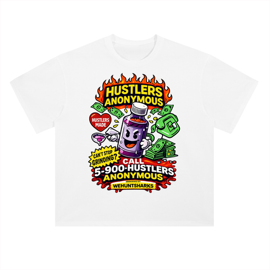 Standard Heavy Graphic Tee: Hustlers Anonymous