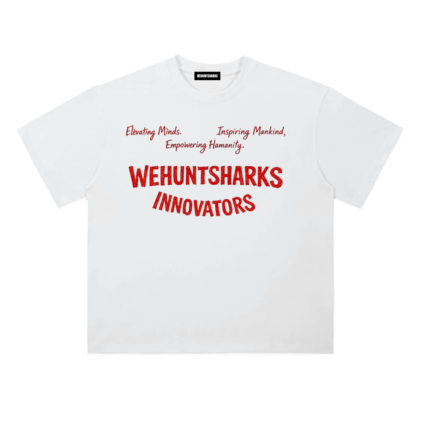 Standard Heavy Graphic Tee: Innovators (Red/White)