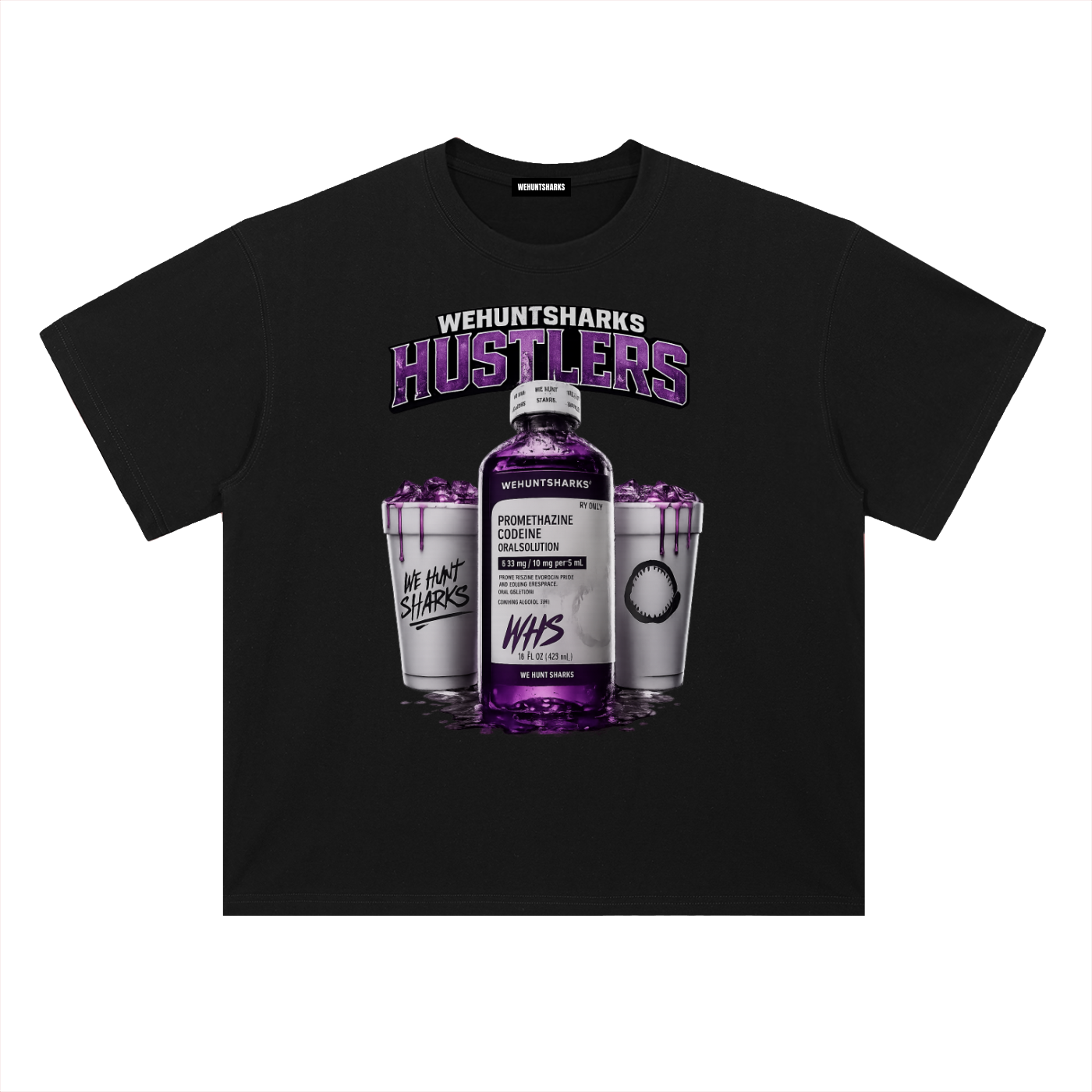 Standard Heavy Graphic Tee: Purple Prescription