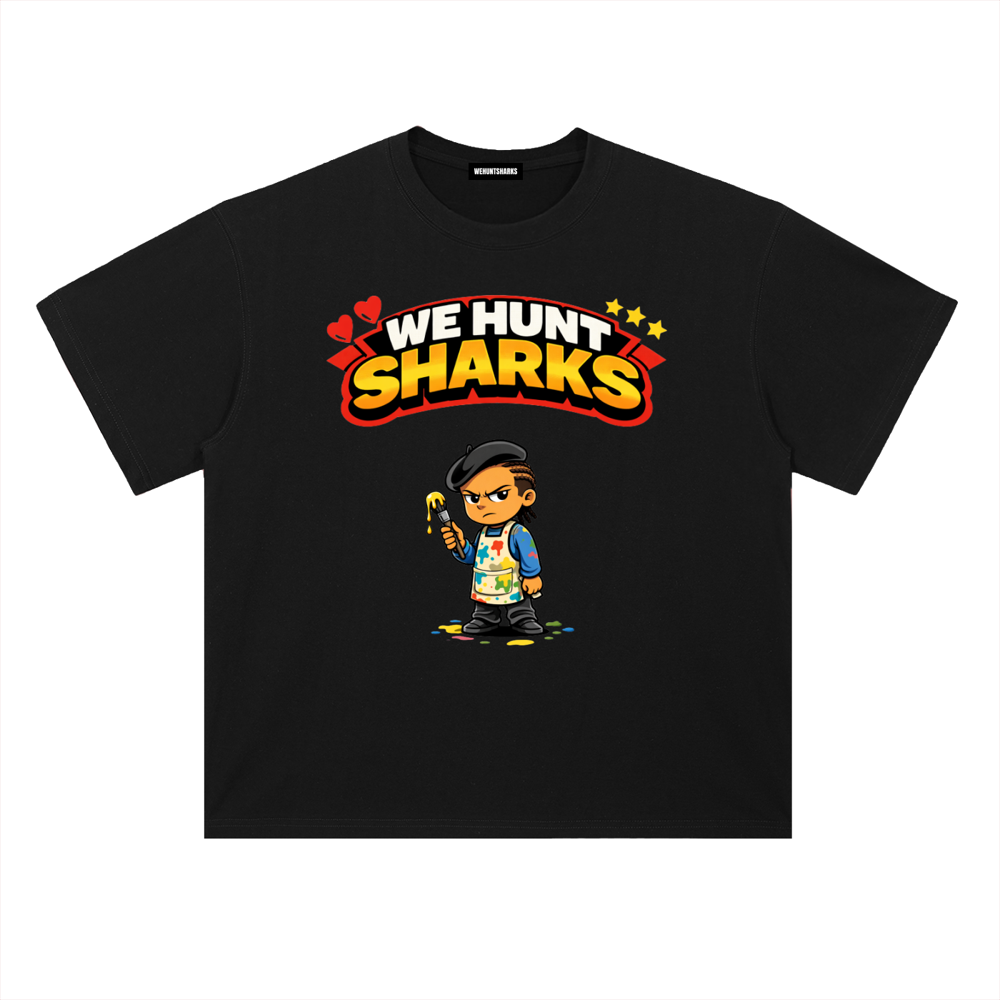 Standard Heavy Graphic Tee: Mini Kingston (Painter)
