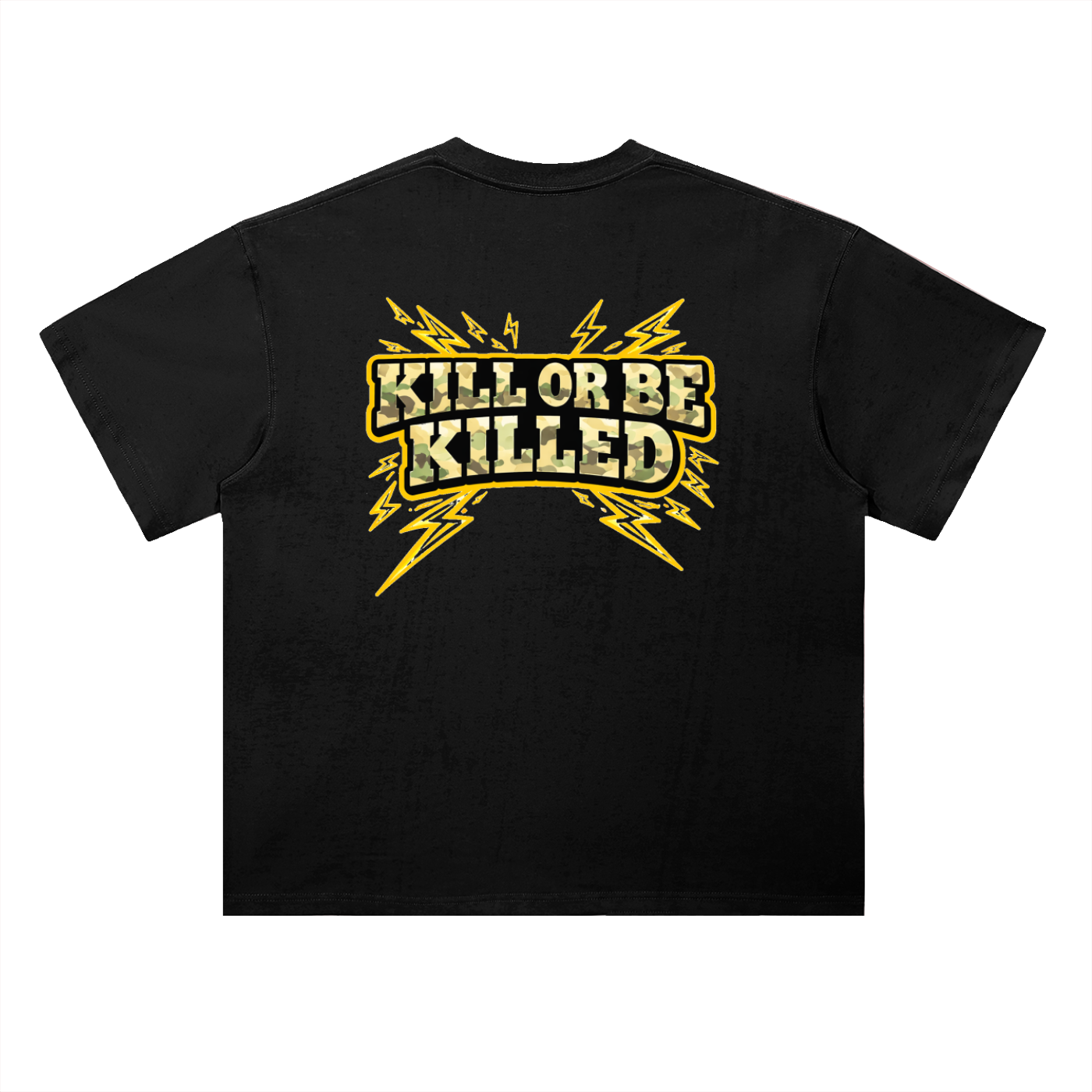 Standard Heavy Graphic Tee: Military Orca Mindset