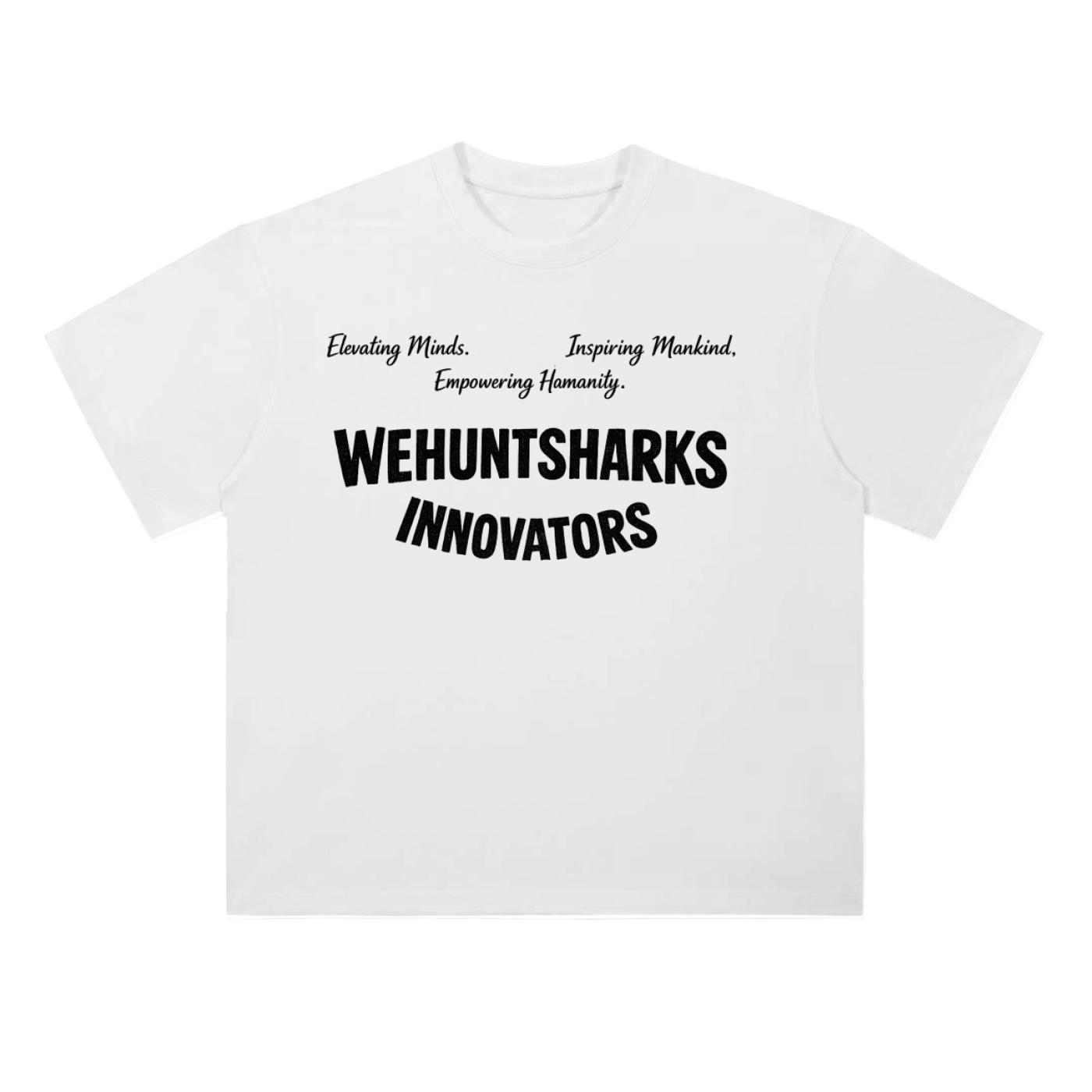 Standard Heavy Graphic Tee: Innovators (Black/White)