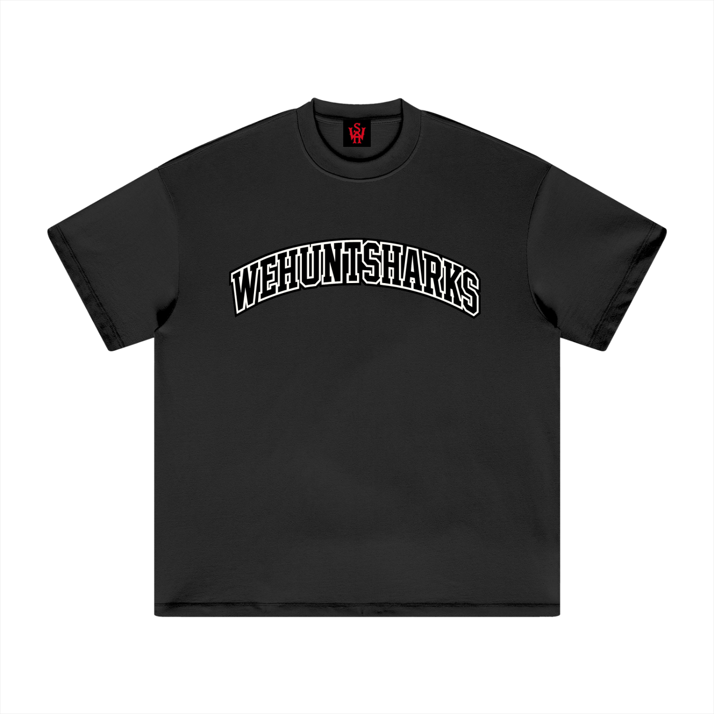 WEHUNTSHARKS Collegiate T-Shirt