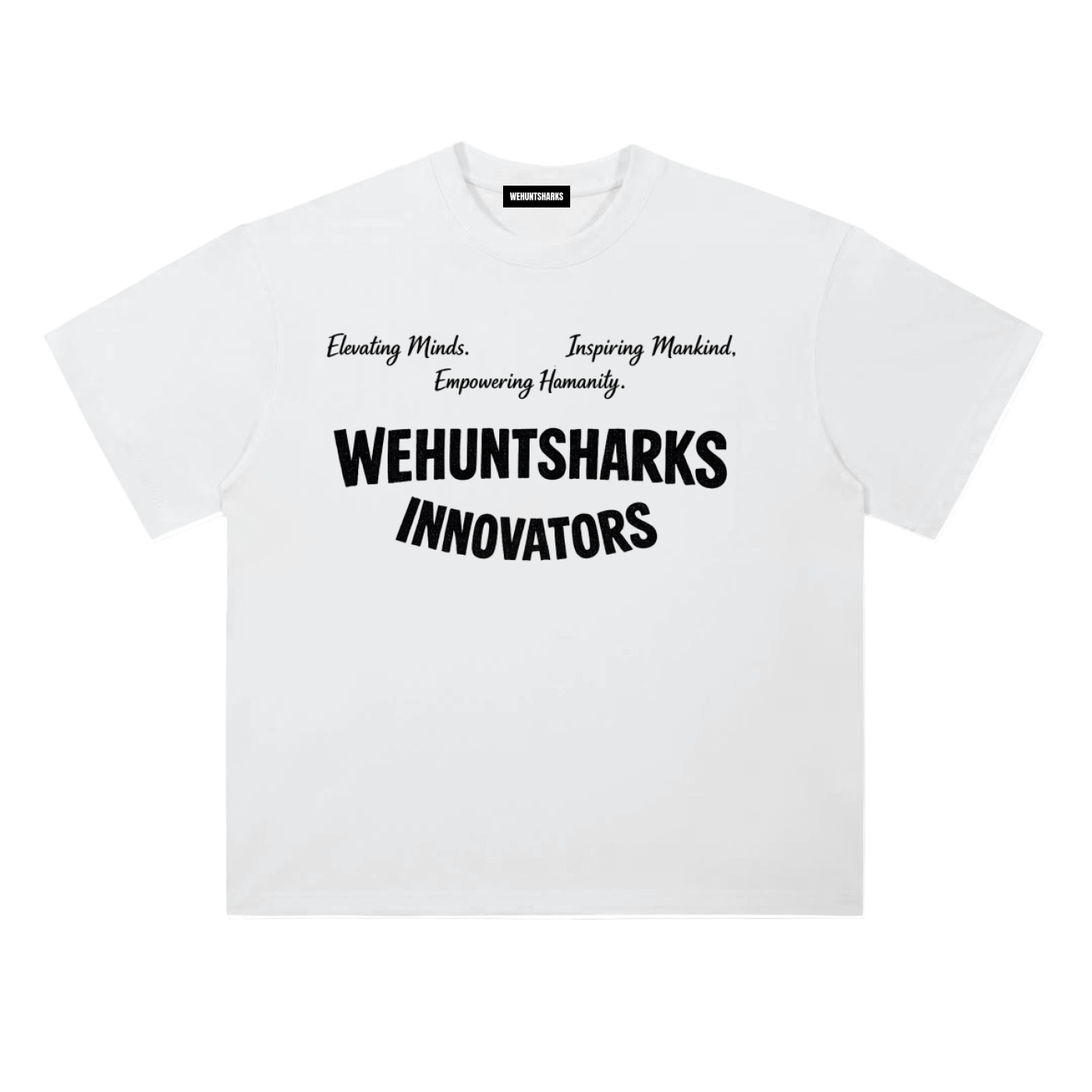 Standard Heavy Graphic Tee: Innovators (Black/White)