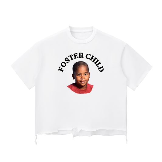 Foster Child Raw-Hem Boxy T-shirt