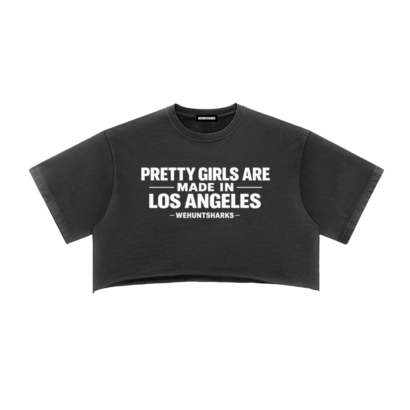 Pretty girls are Made In LA Crop Top