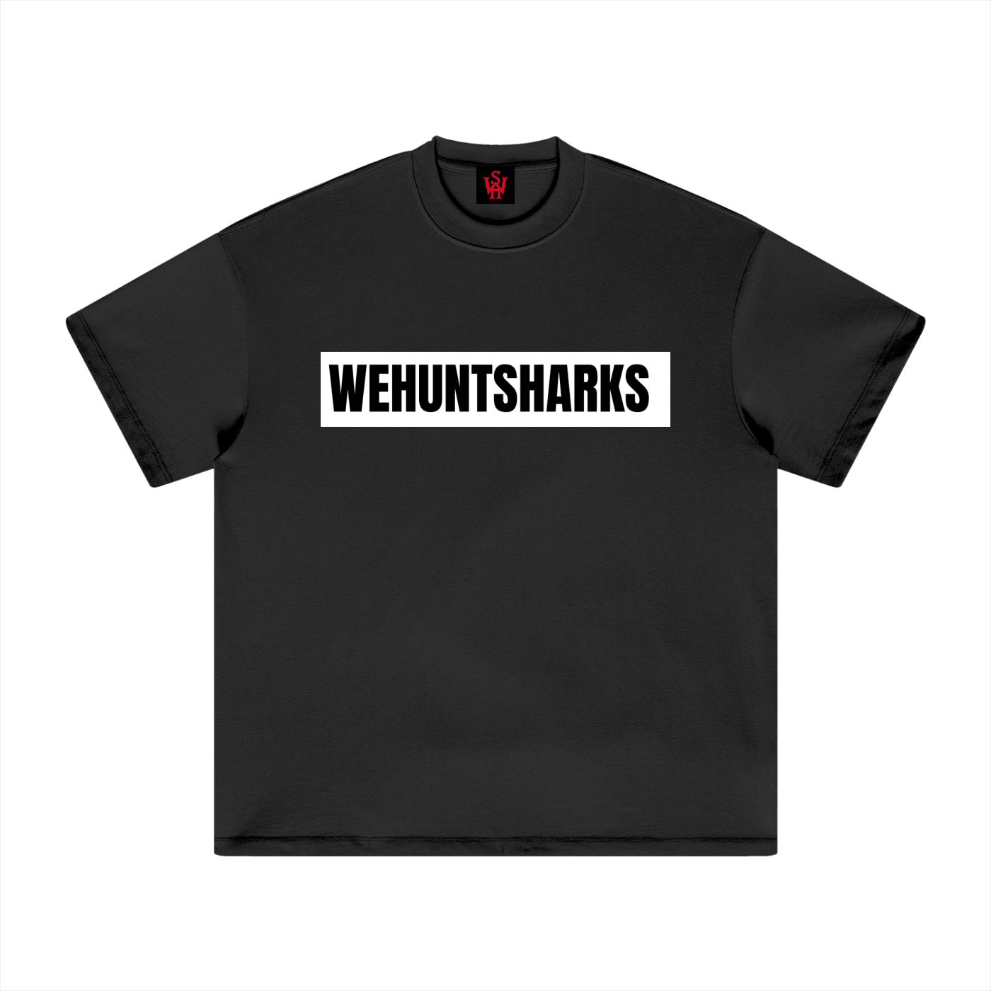 The Bar Heavyweight T-Shirt (White/Black)